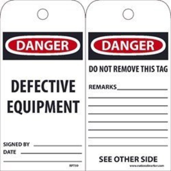 Nmc TAGS, DANGER DEFECTIVE RPT59CG